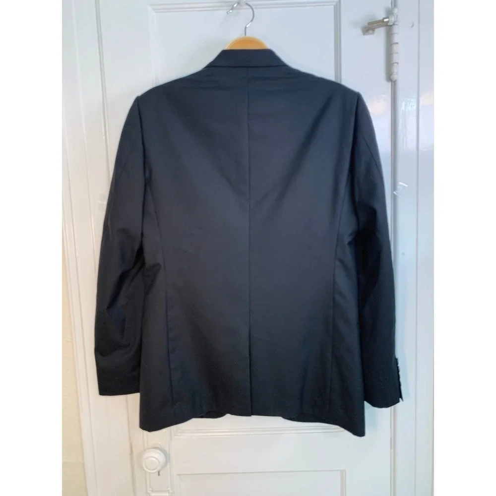 Comme Ca Ism Japanese Brand Mens Tropical Jacket Two Button Navy Suit Blazer / L